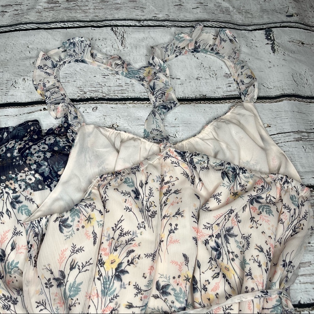 Motherhood Maternity Floral Print Chiffon Dress Size M - Picture 3 of 11